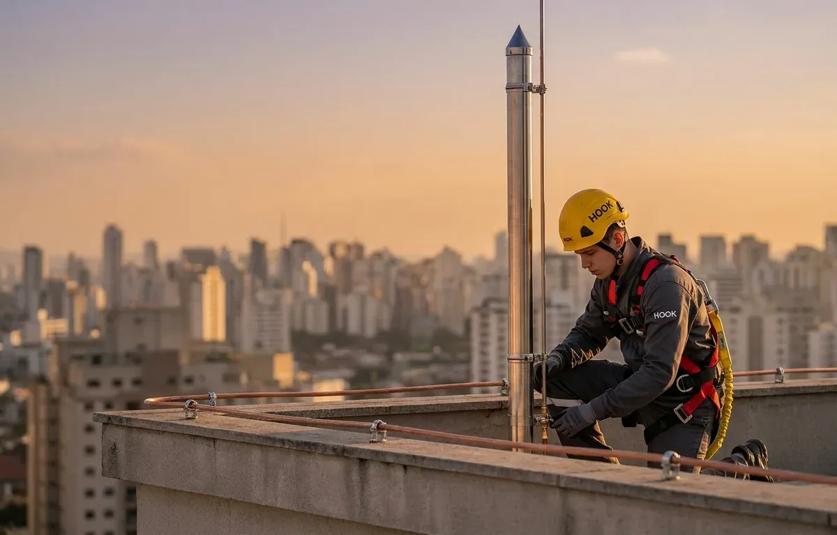 SPDA / Para-raios em Prédios — NBR 5419 — vistoria técnica em edificação